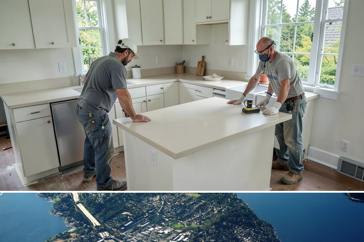 Smart Garage Door Opener in Mercer Island, King County, WA - Garage door opener upgrades fit any season and are a convenient indoor project during rainy PNW weather.