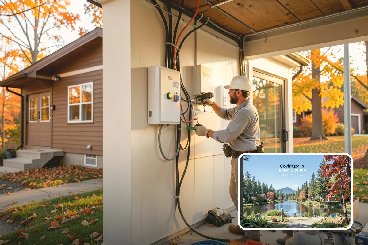 Smart Home Installation in Covington, King County, WA - Unified control of lighting, climate, security, and media