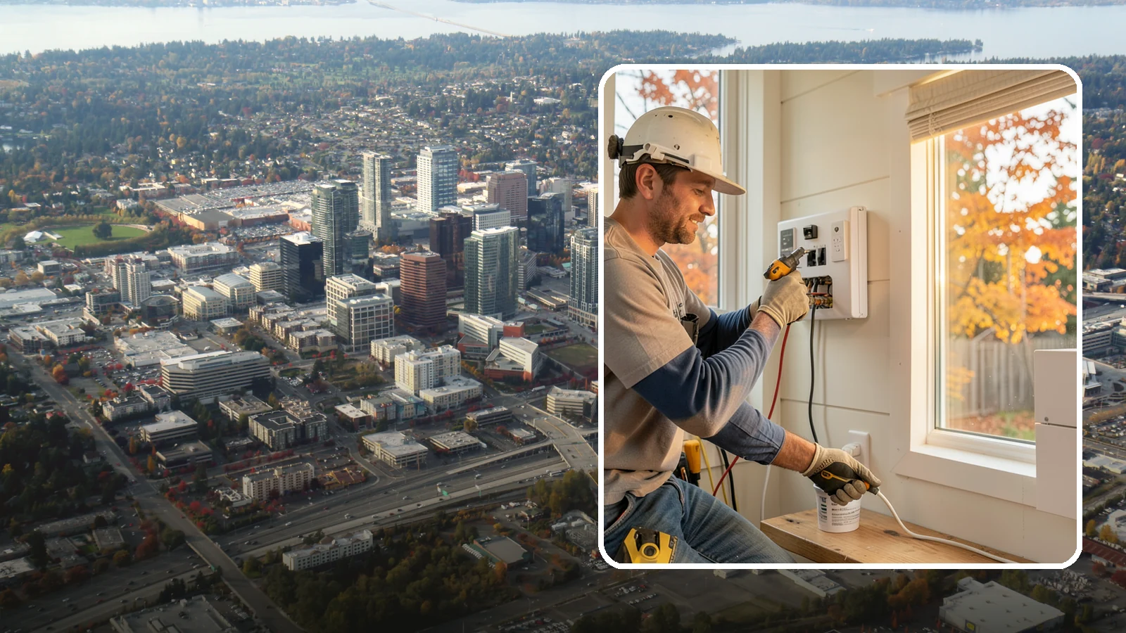 Smart Lighting Installation in Bellevue, King County, WA - We install smart lighting that adds convenience, security, and welcome brightness through gray PNW days.