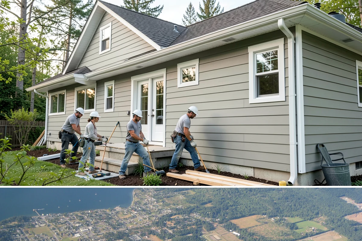 Smart Lighting Installation in Coupeville, Island County, WA - Fall installation is ideal so automated lighting is ready to brighten the darkest, wettest PNW months.
