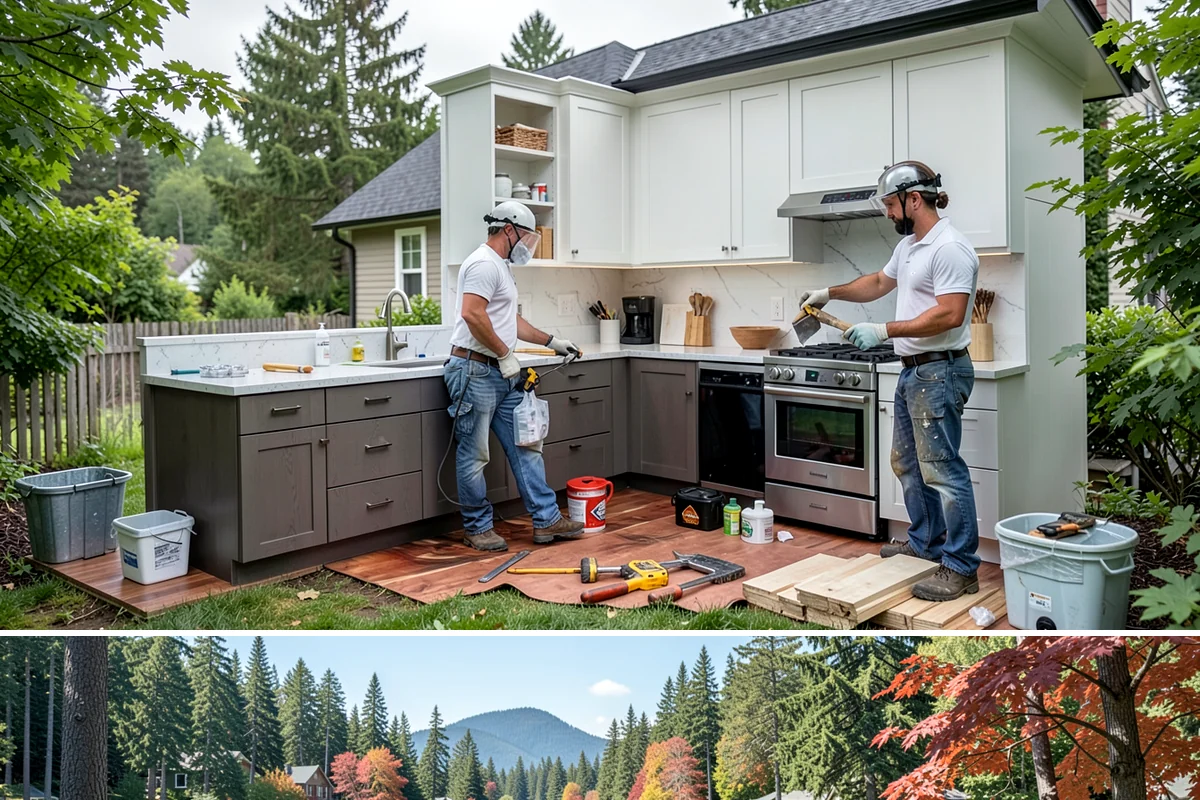 Smart Lighting Installation in Covington, King County, WA - Fall installation is ideal so automated lighting is ready to brighten the darkest, wettest PNW months.