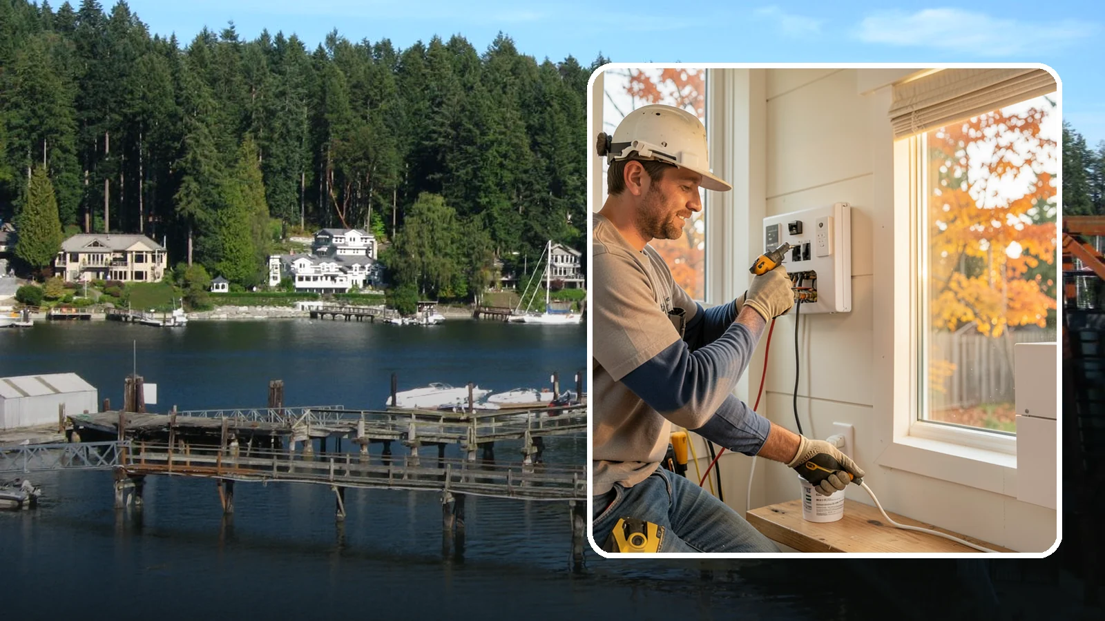 Smart Lighting Installation in Gig Harbor, Pierce County, WA - We install smart lighting that adds convenience, security, and welcome brightness through gray PNW days.