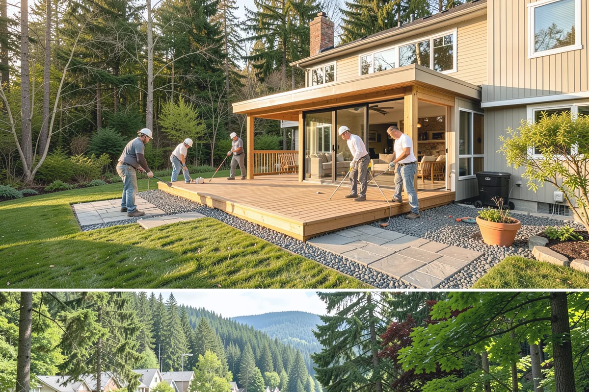 Smart Lighting Installation in Lake Forest Park, King County, WA - Fall installation is ideal so automated lighting is ready to brighten the darkest, wettest PNW months.