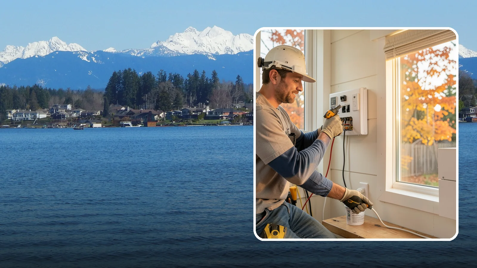 Smart Lighting Installation in Lake Stevens, Snohomish County, WA - We install smart lighting that adds convenience, security, and welcome brightness through gray PNW days.