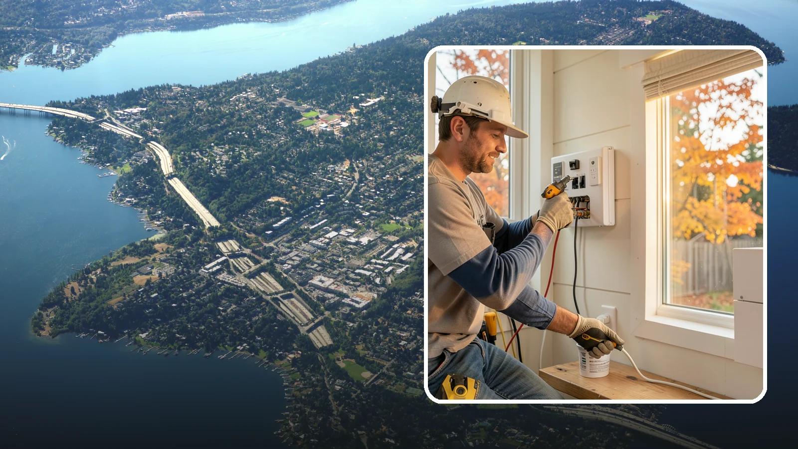 Smart Lighting Installation in Mercer Island, King County, WA - We install smart lighting that adds convenience, security, and welcome brightness through gray PNW days.