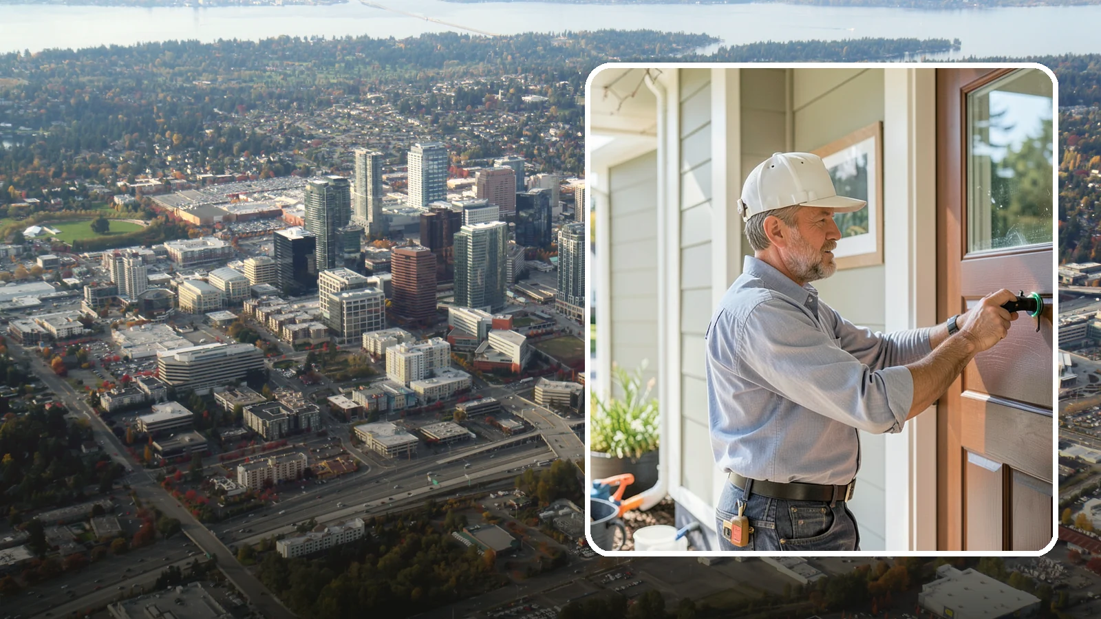 Smart Lock Installation in Bellevue, King County, WA - We install smart locks that give you keyless entry, remote access, and better control over who comes and goes.