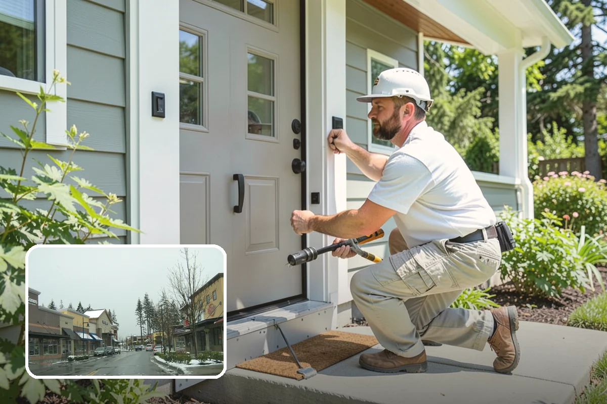 Smart Lock Installation in Mill Creek, Snohomish County, WA - Keyless, code-based entry with no more lost keys