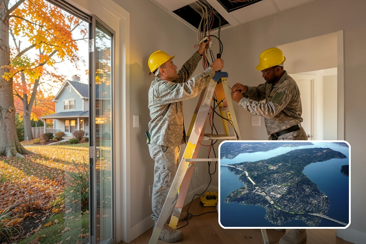 Smart Switch Installation in Mercer Island, King County, WA - Control lighting by app, voice, or automated schedule