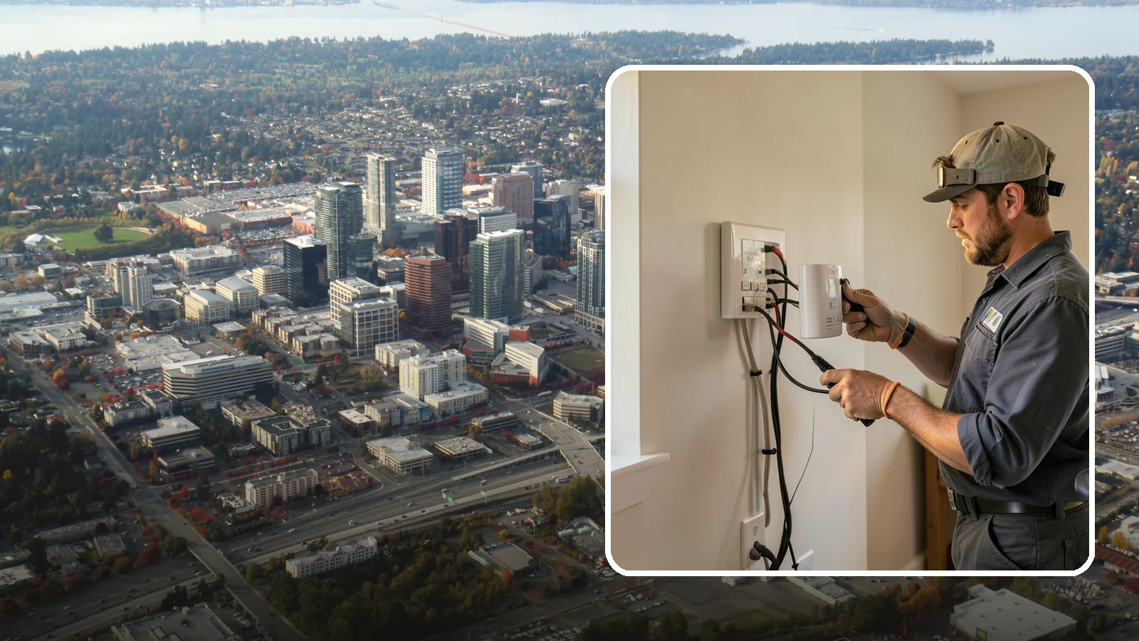 Smart Thermostat Installation in Bellevue, King County, WA - We install smart thermostats that trim heating costs through Washington's long, damp heating season.