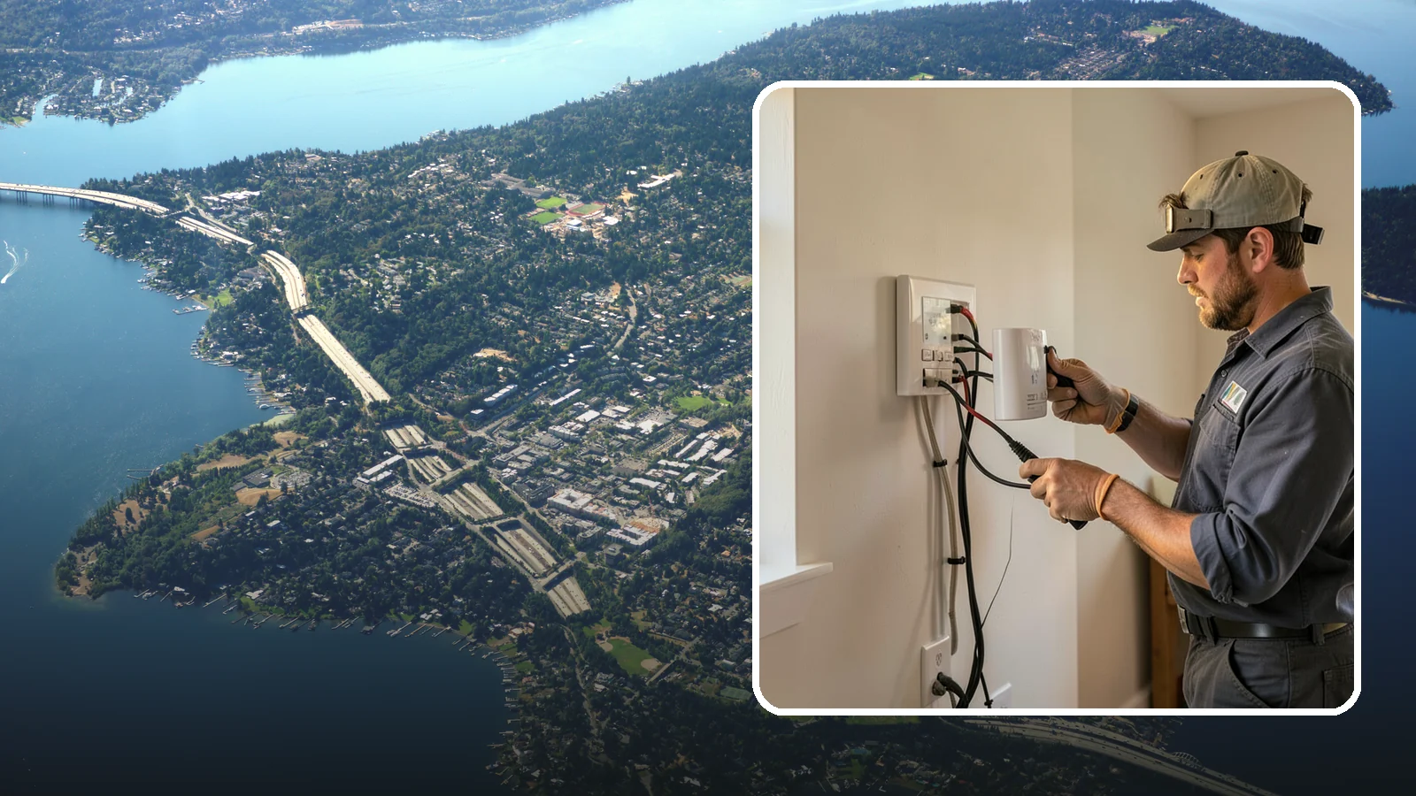 Smart Thermostat Installation in Mercer Island, King County, WA - We install smart thermostats that trim heating costs through Washington's long, damp heating season.