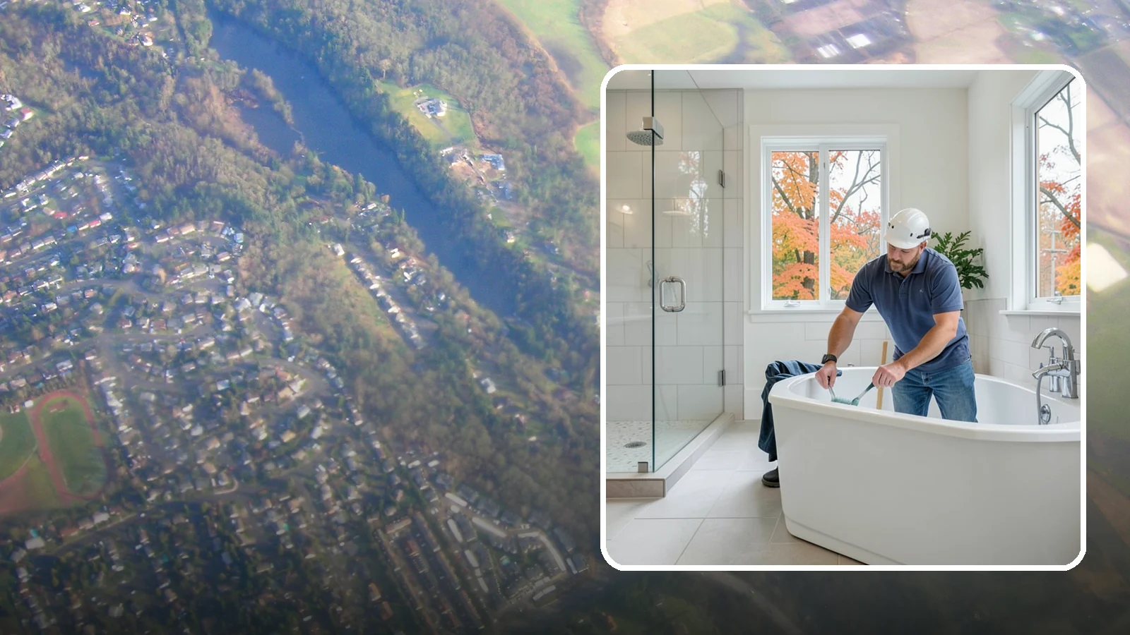 Soaking Tub Installation in Algona, King County, WA - A soaking tub installation adds a deep, immersive tub built for long, restful baths.