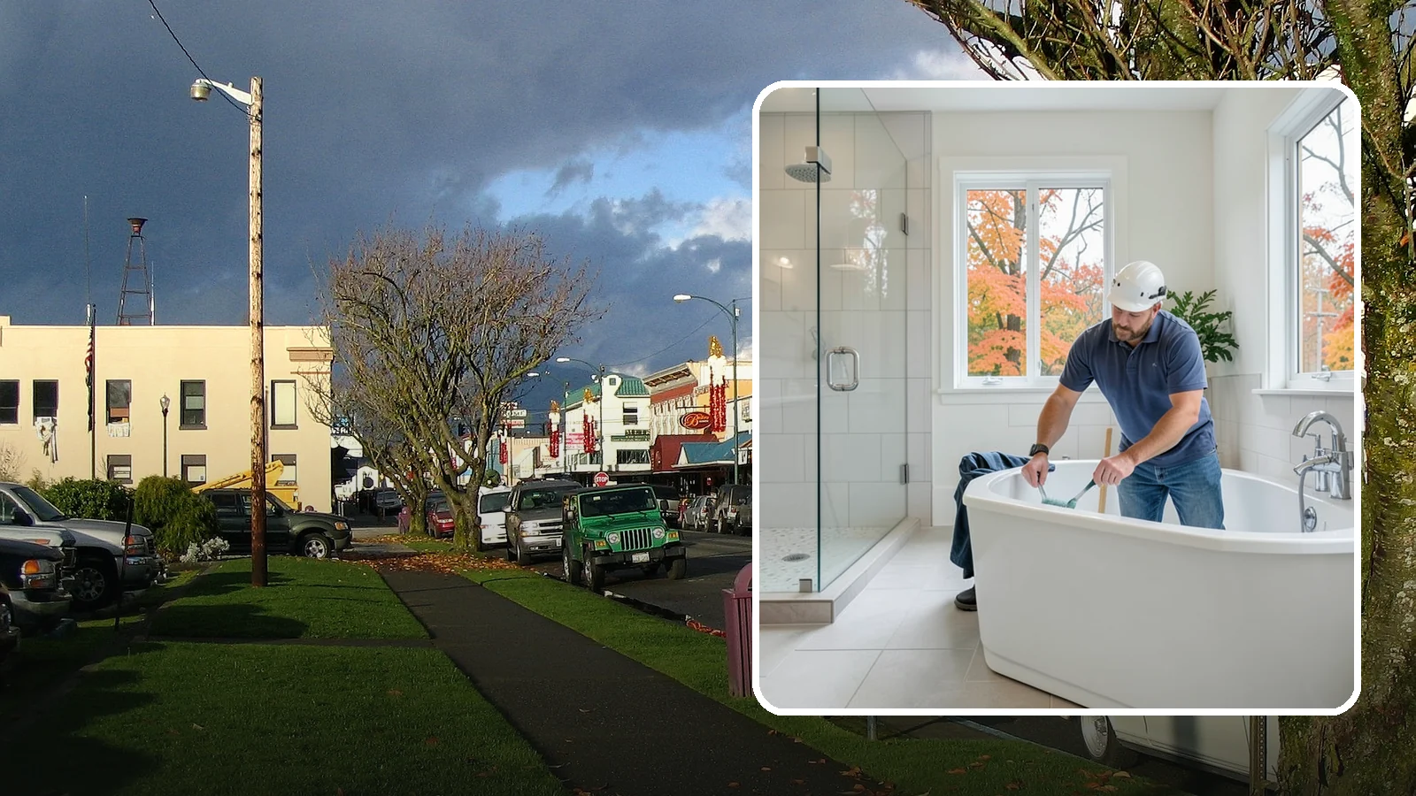 Soaking Tub Installation in Arlington, Snohomish County, WA - A soaking tub installation adds a deep, immersive tub built for long, restful baths.