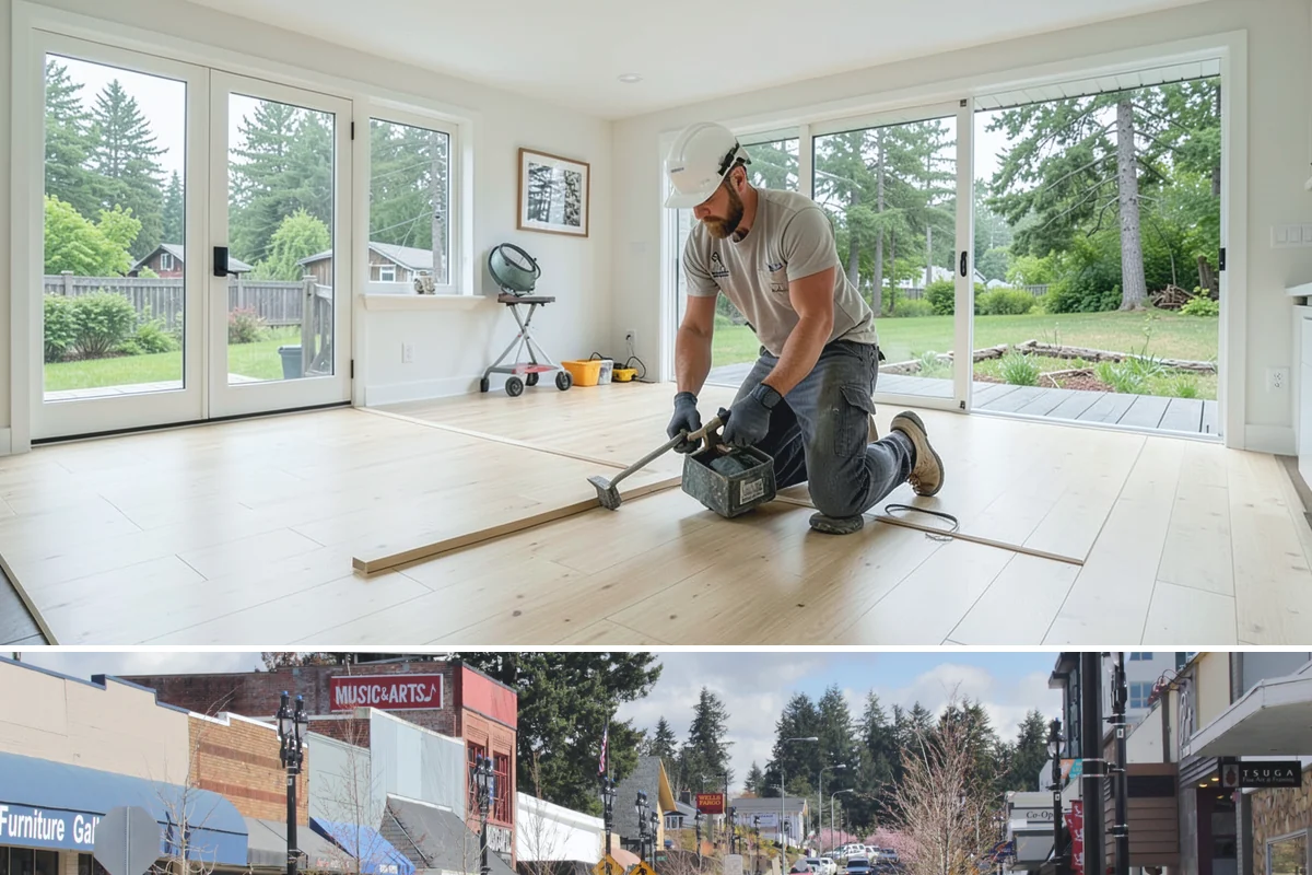 Soaking Tub Installation in Bothell, King County, WA - A deep soaking tub is most appreciated during chilly, damp winters, making the cooler season a natural time to install one.