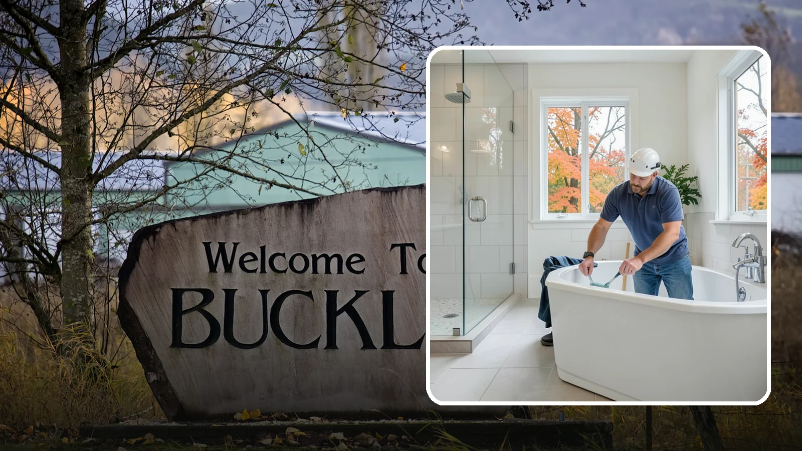 Soaking Tub Installation in Buckley, Pierce County, WA - A soaking tub installation adds a deep, immersive tub built for long, restful baths.