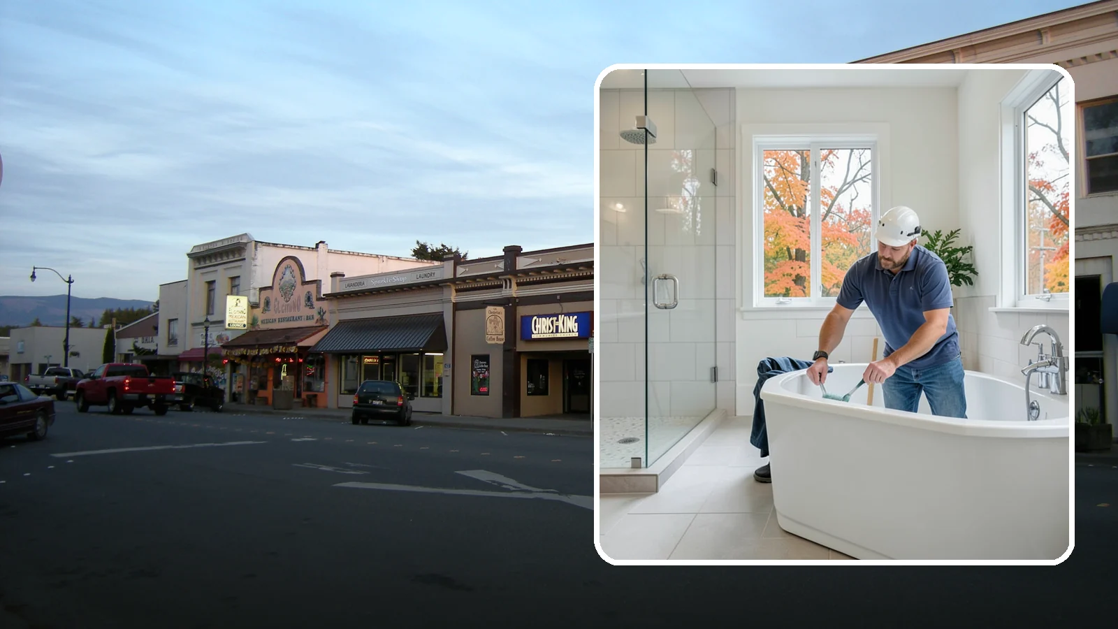 Soaking Tub Installation in Burlington, Skagit County, WA - A soaking tub installation adds a deep, immersive tub built for long, restful baths.