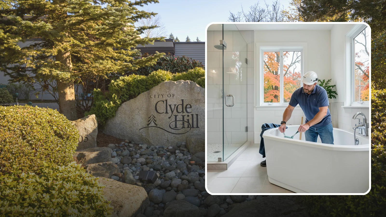Soaking Tub Installation in Clyde Hill, King County, WA - A soaking tub installation adds a deep, immersive tub built for long, restful baths.