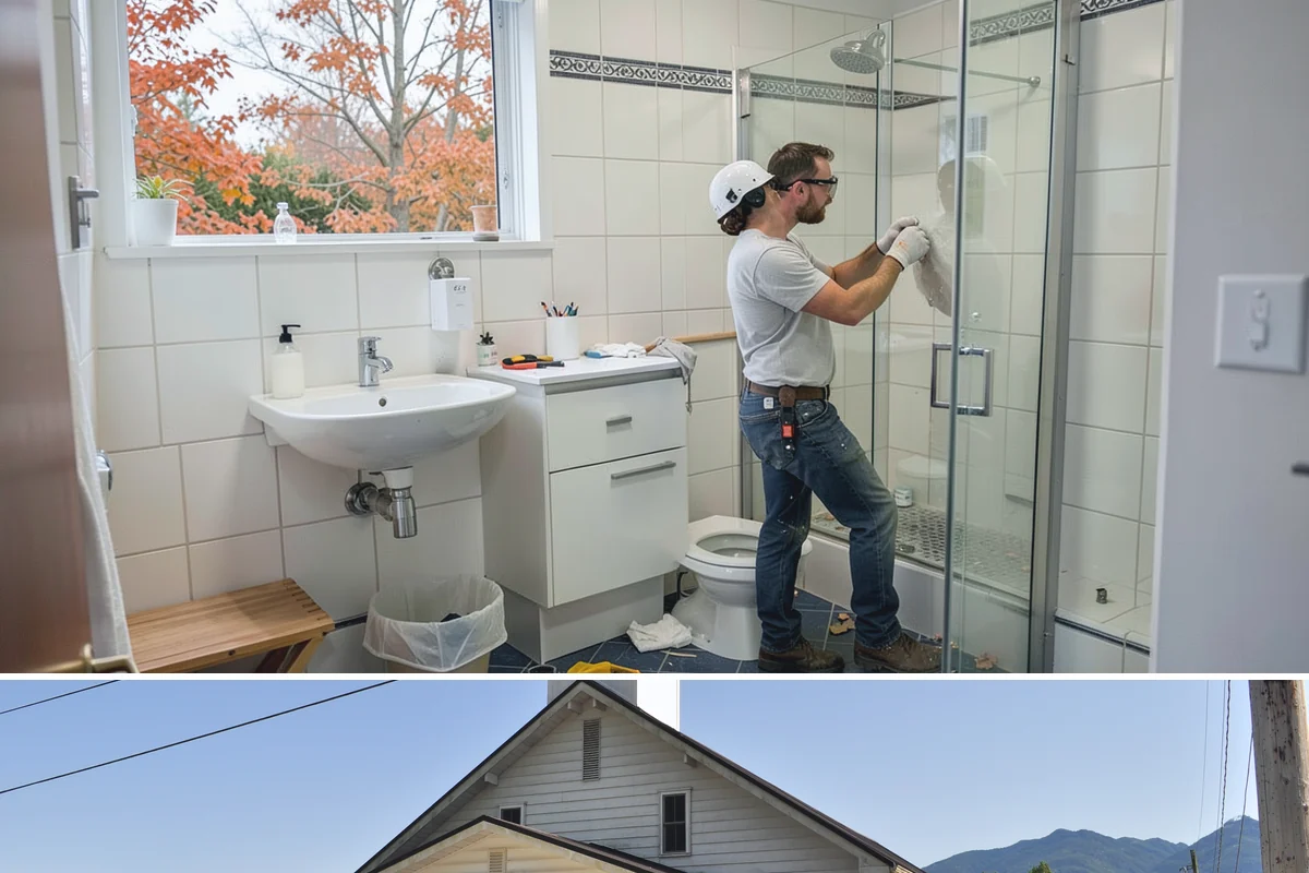 Soaking Tub Installation in Concrete, Skagit County, WA - A deep soaking tub is most appreciated during chilly, damp winters, making the cooler season a natural time to install one.