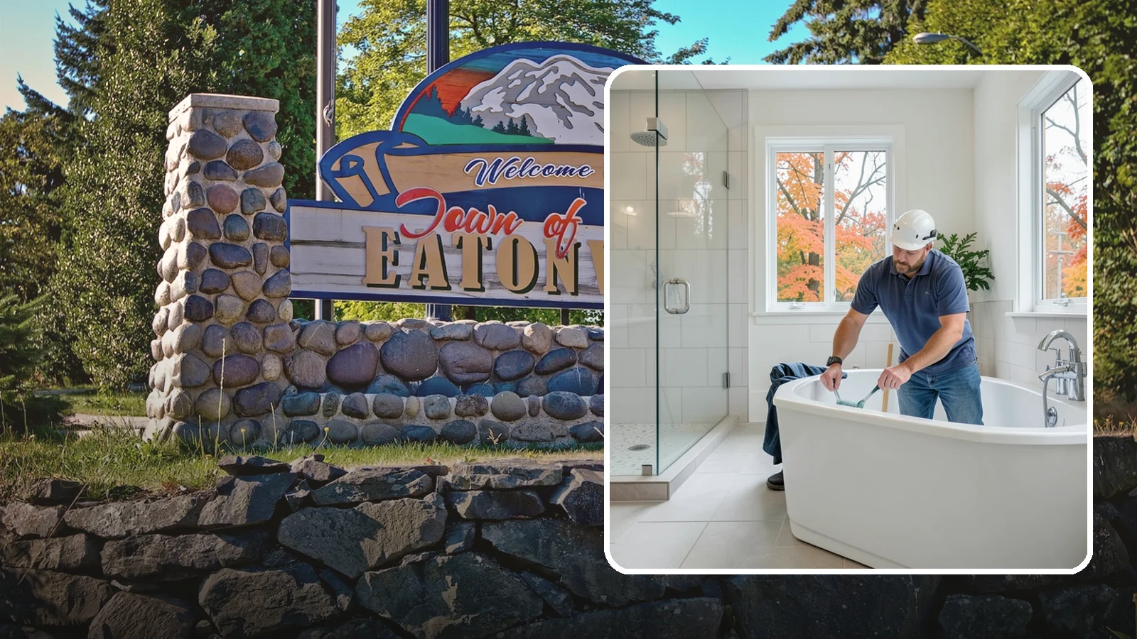 Soaking Tub Installation in Eatonville, Pierce County, WA - A soaking tub installation adds a deep, immersive tub built for long, restful baths.