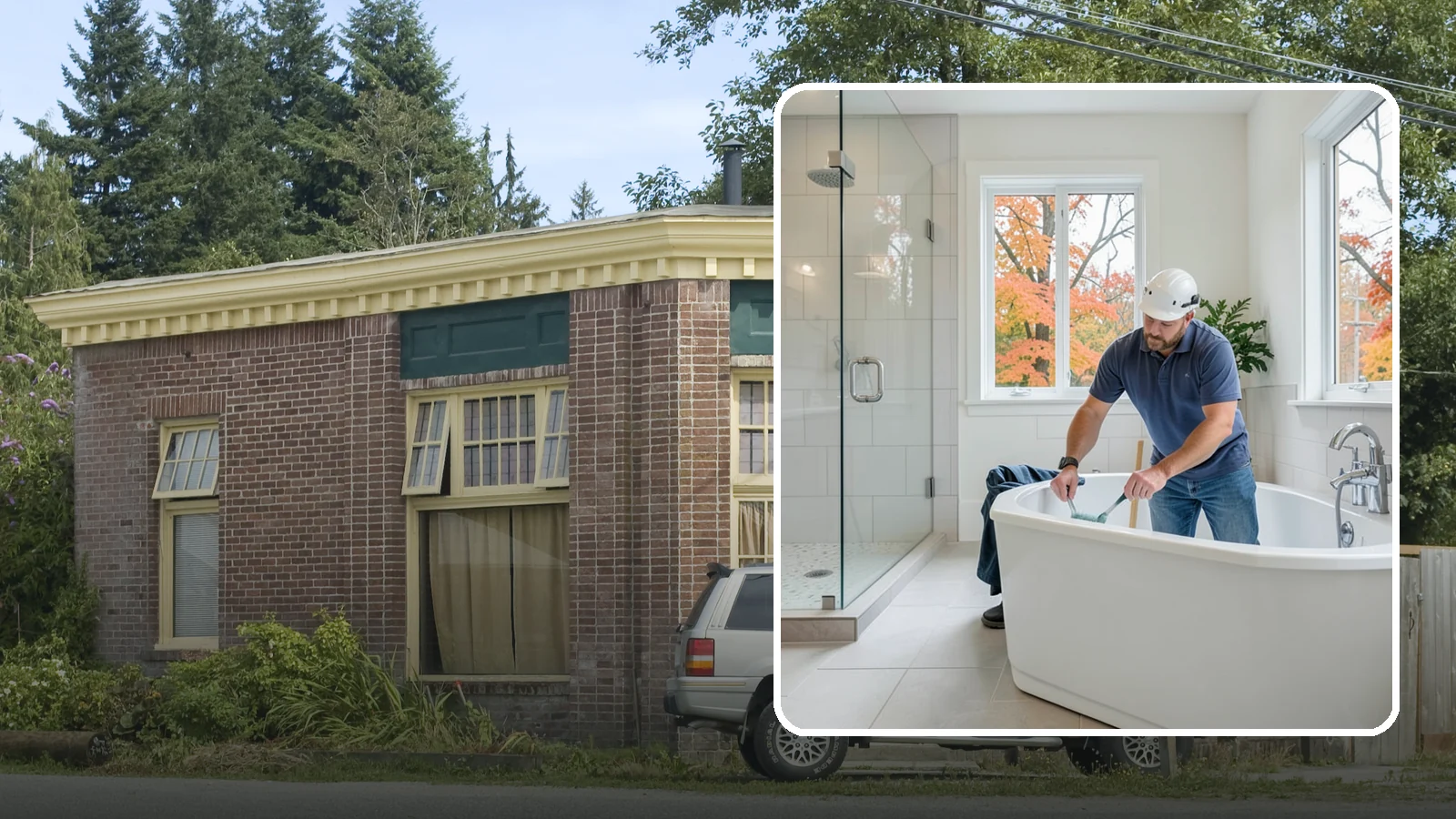 Soaking Tub Installation in Hamilton, Skagit County, WA - A soaking tub installation adds a deep, immersive tub built for long, restful baths.