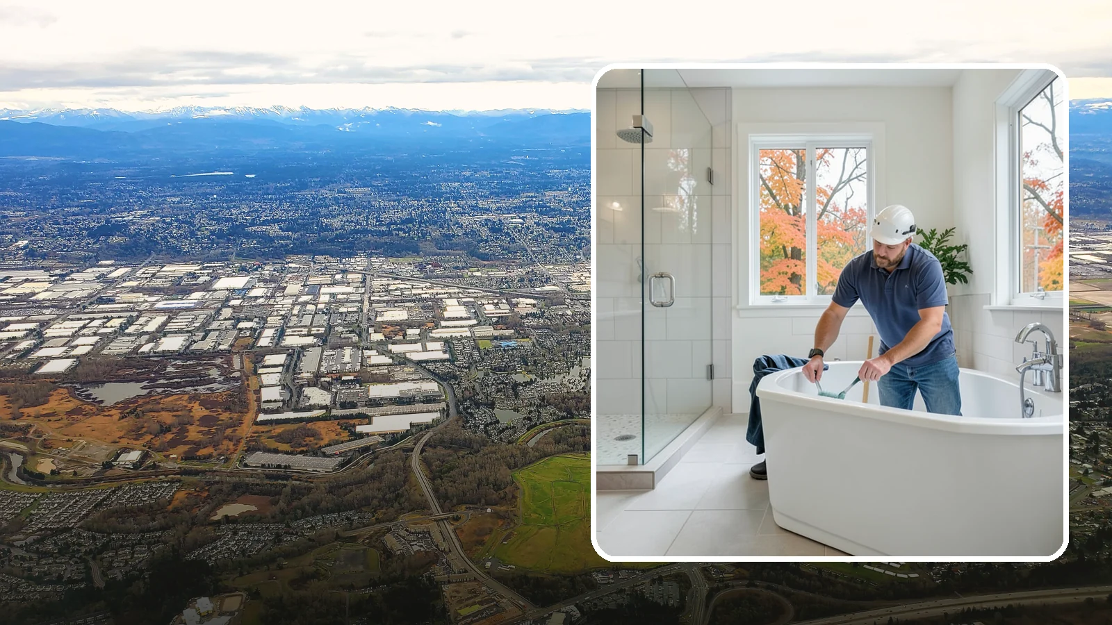 Soaking Tub Installation in Kent, King County, WA - A soaking tub installation adds a deep, immersive tub built for long, restful baths.