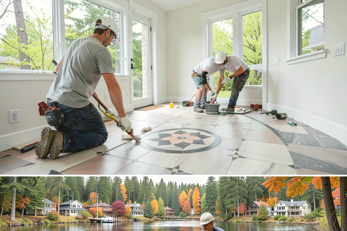 Soaking Tub Installation in La Conner, Skagit County, WA - A deep soaking tub is most appreciated during chilly, damp winters, making the cooler season a natural time to install one.