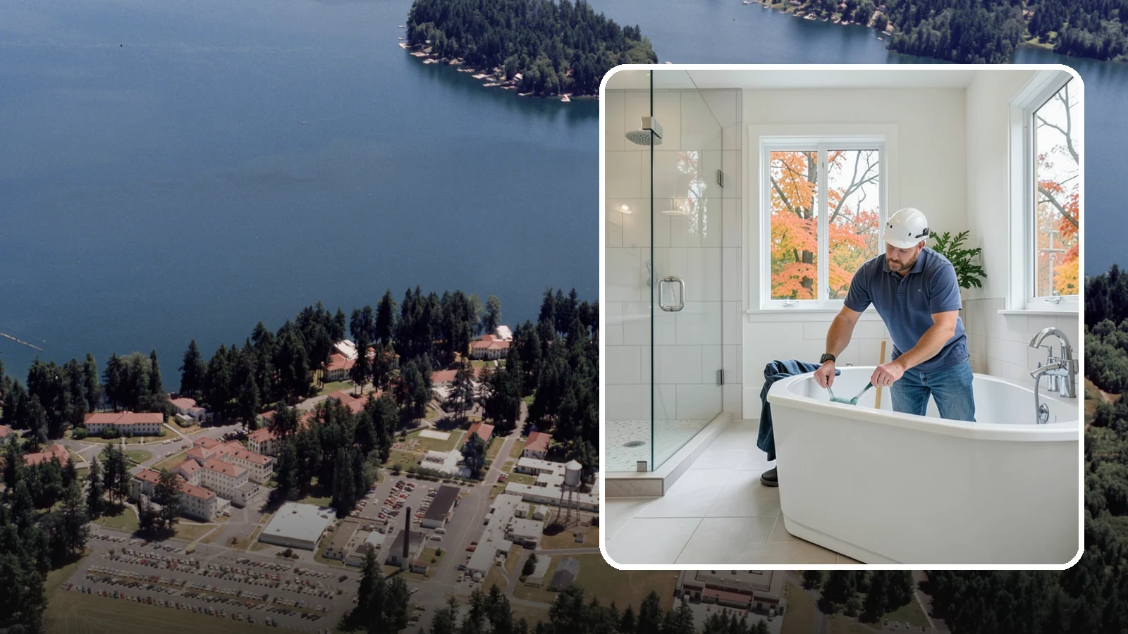 Soaking Tub Installation in Lakewood, Pierce County, WA - A soaking tub installation adds a deep, immersive tub built for long, restful baths.