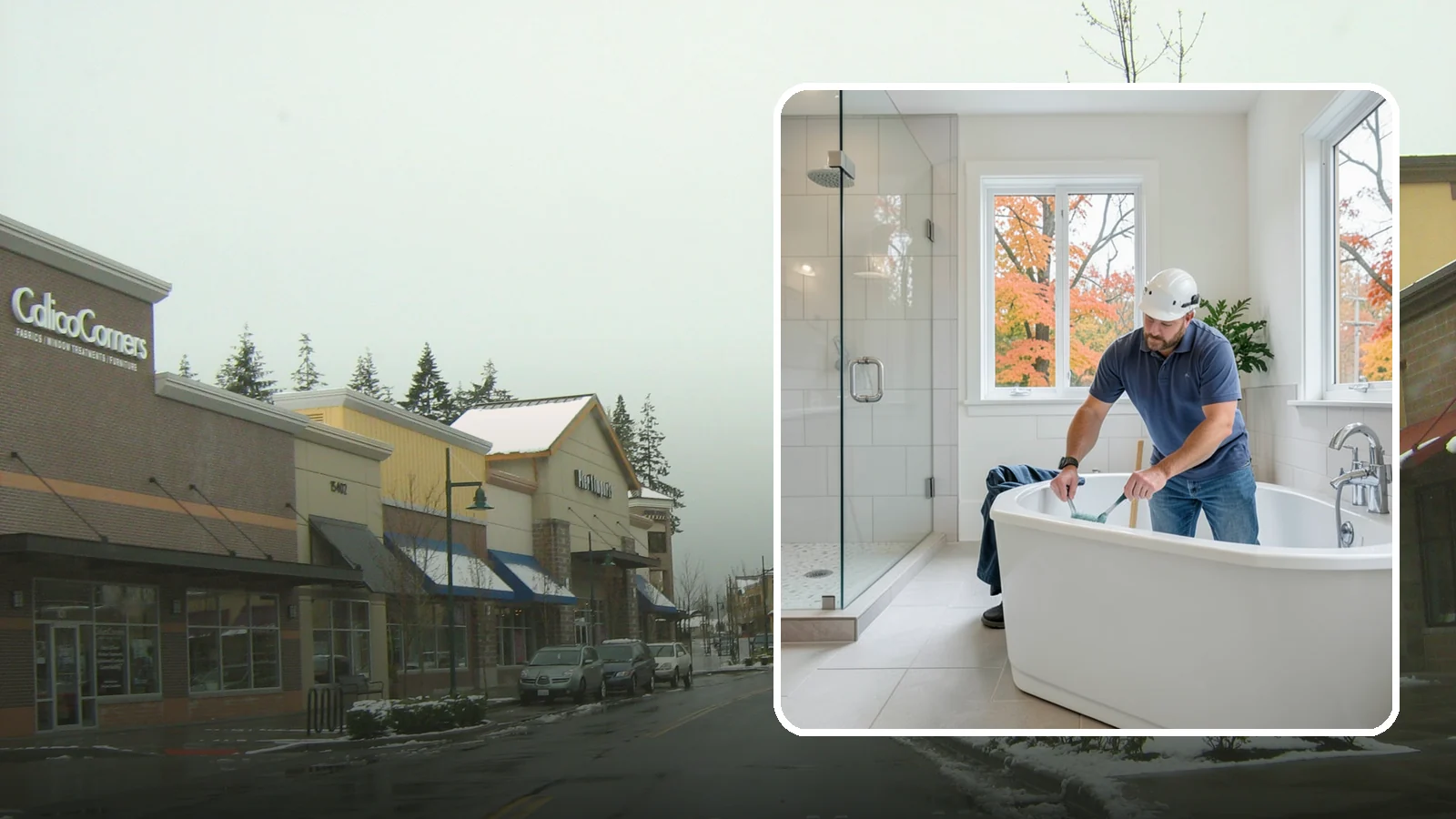 Soaking Tub Installation in Mill Creek, Snohomish County, WA - A soaking tub installation adds a deep, immersive tub built for long, restful baths.