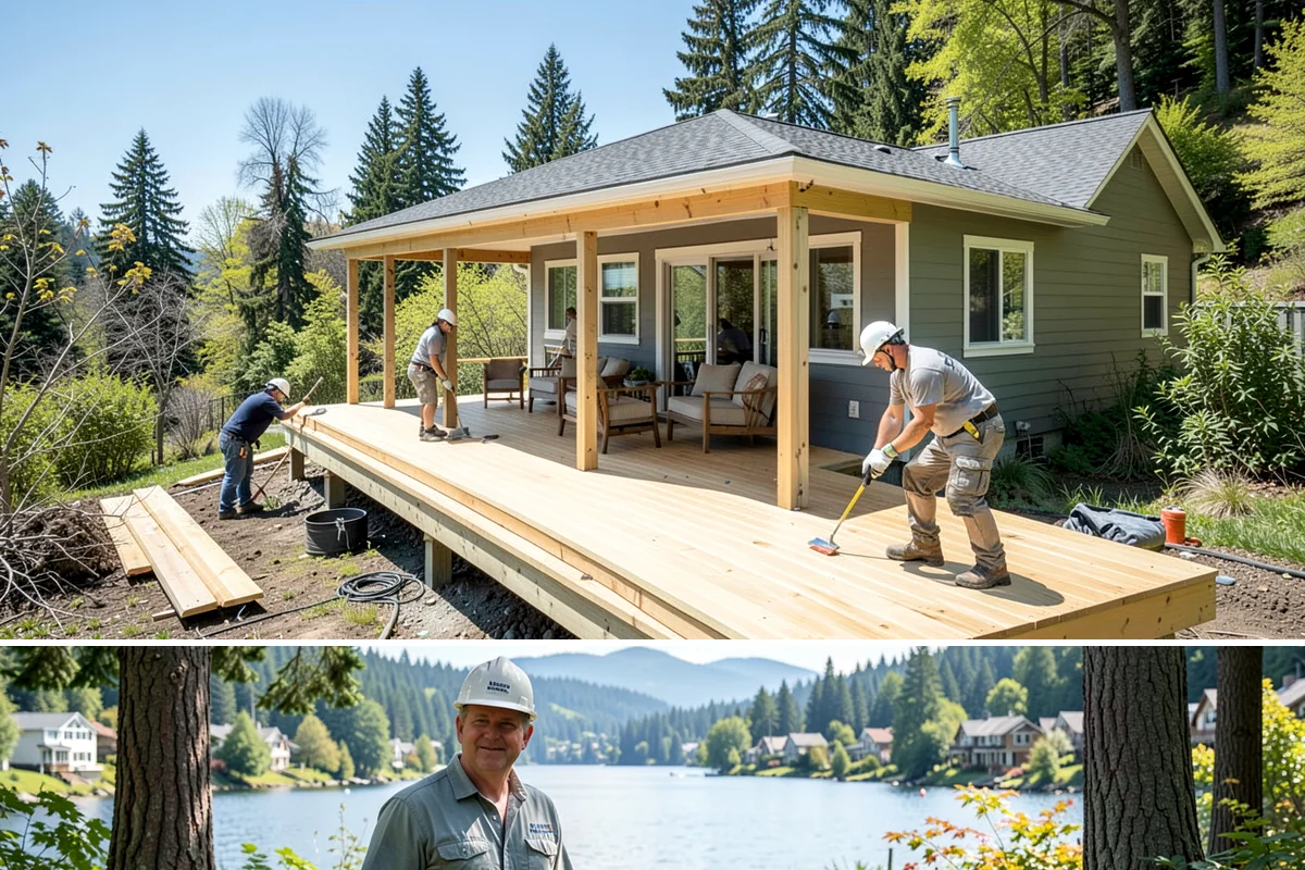 Soaking Tub Installation in Milton, King County, WA - A deep soaking tub is most appreciated during chilly, damp winters, making the cooler season a natural time to install one.