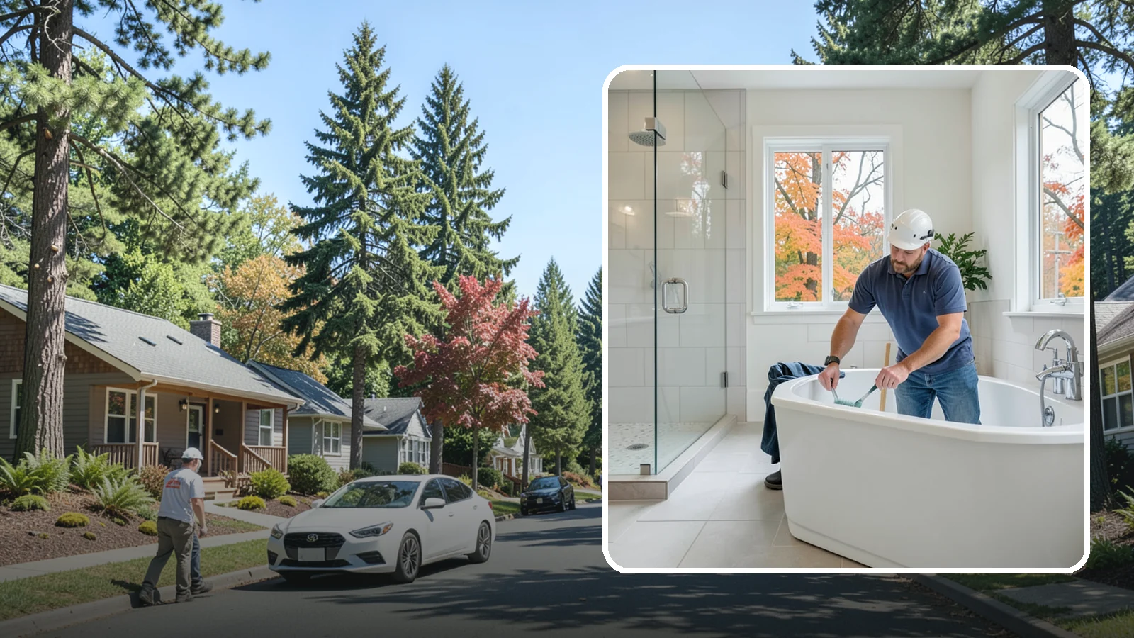 Soaking Tub Installation in Orting, Pierce County, WA - A soaking tub installation adds a deep, immersive tub built for long, restful baths.