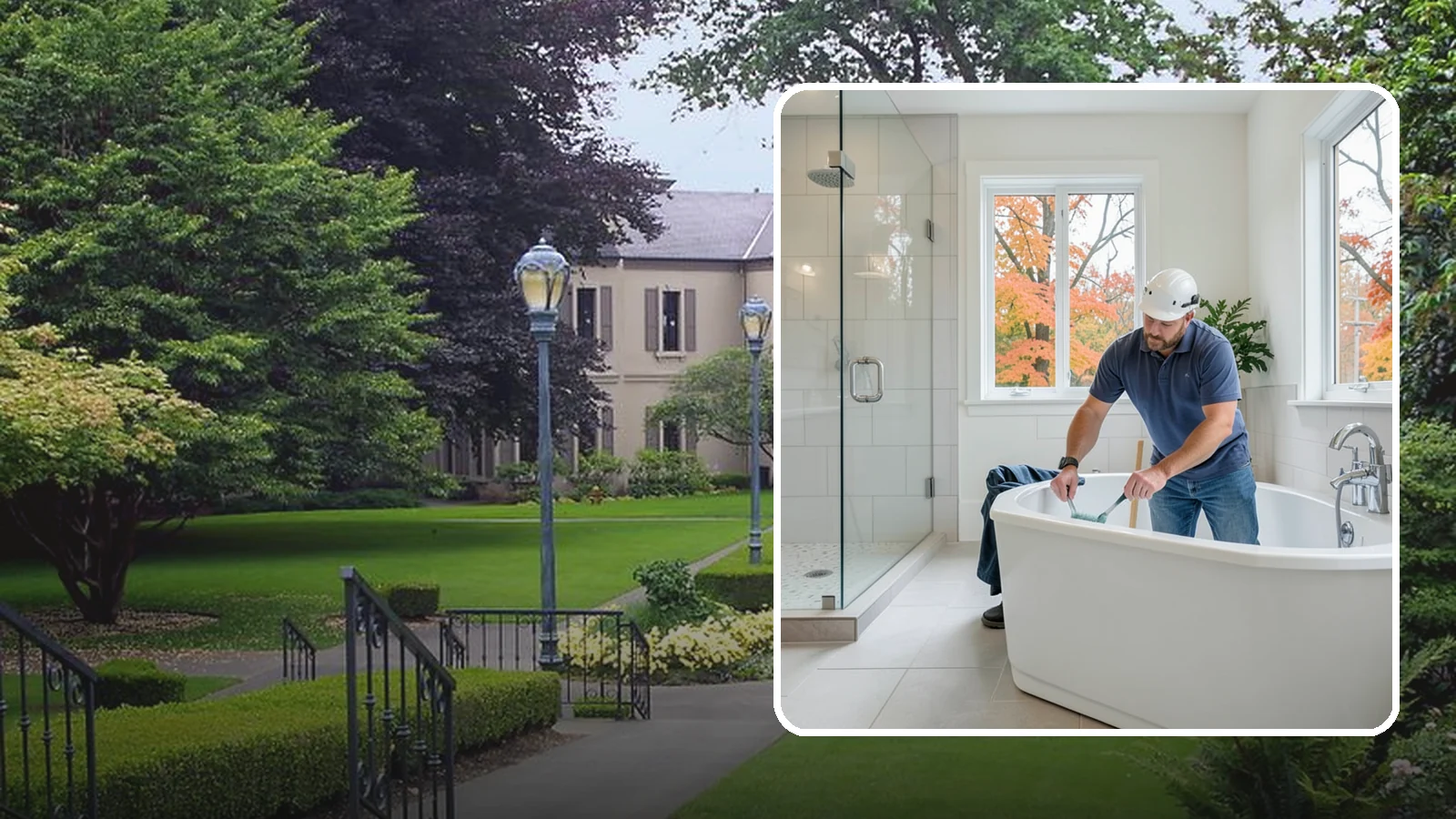 Soaking Tub Installation in Woodinville, King County, WA - A soaking tub installation adds a deep, immersive tub built for long, restful baths.