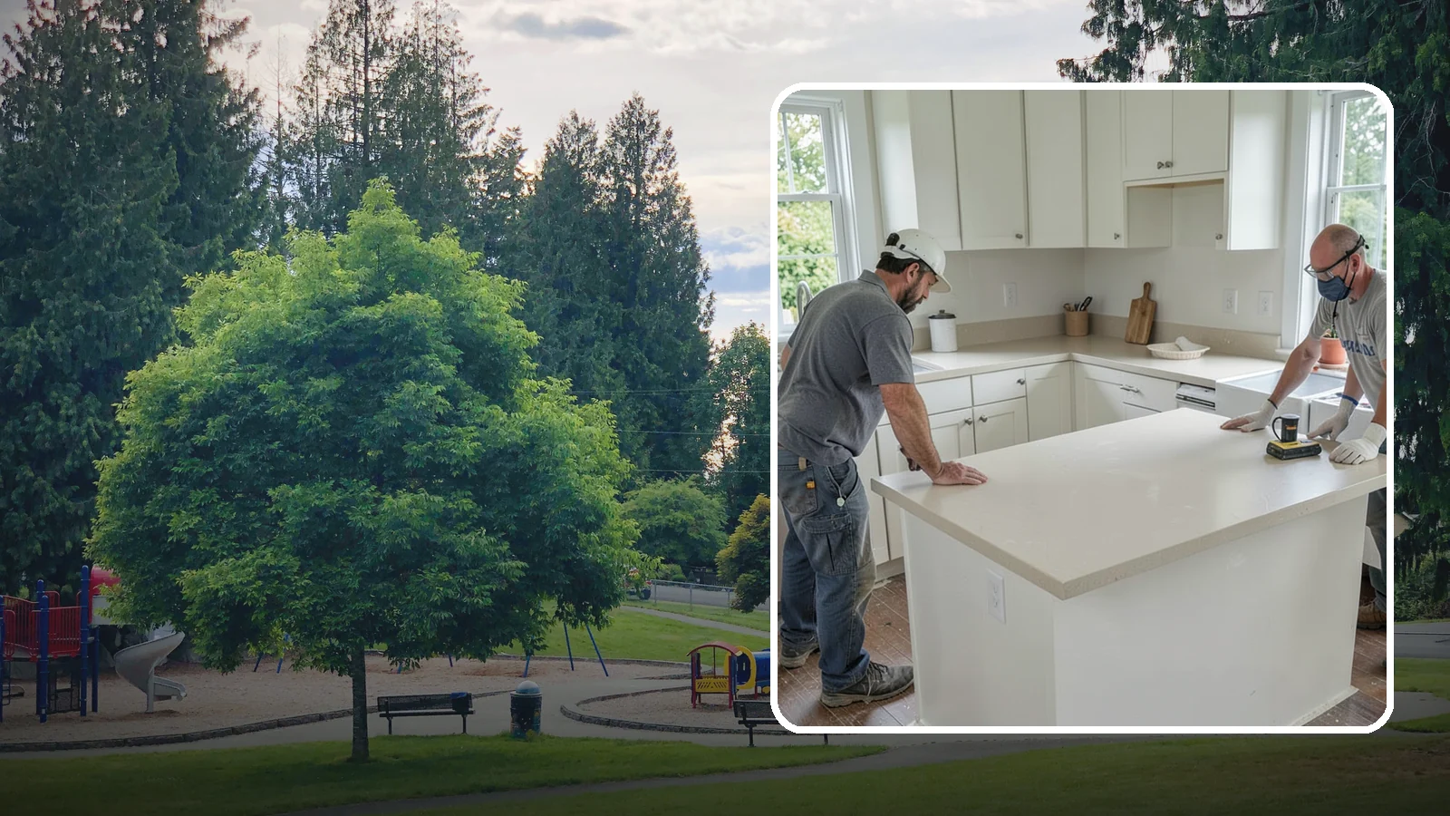 Soapstone Countertop Installation in Bonney Lake, Pierce County, WA - Rich soapstone countertop installation offering a soft matte finish with natural heat and stain resistance.