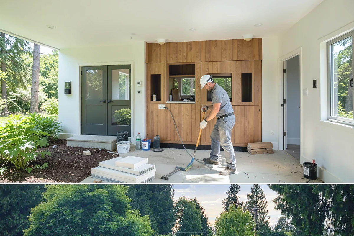 Soapstone Countertop Installation in Bonney Lake, Pierce County, WA - Soapstone installs indoors year-round, unaffected by the wet Western Washington climate.