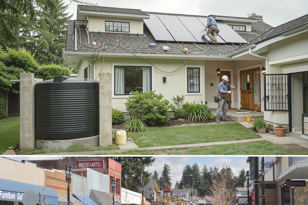 Soapstone Countertop Installation in Bothell, King County, WA - Soapstone installs indoors year-round, unaffected by the wet Western Washington climate.