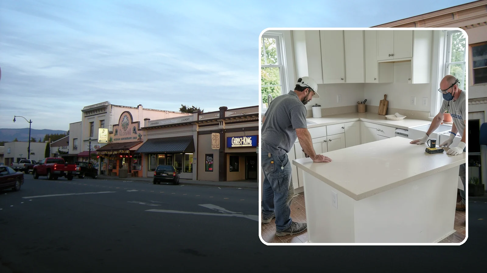 Soapstone Countertop Installation in Burlington, Skagit County, WA - Rich soapstone countertop installation offering a soft matte finish with natural heat and stain resistance.