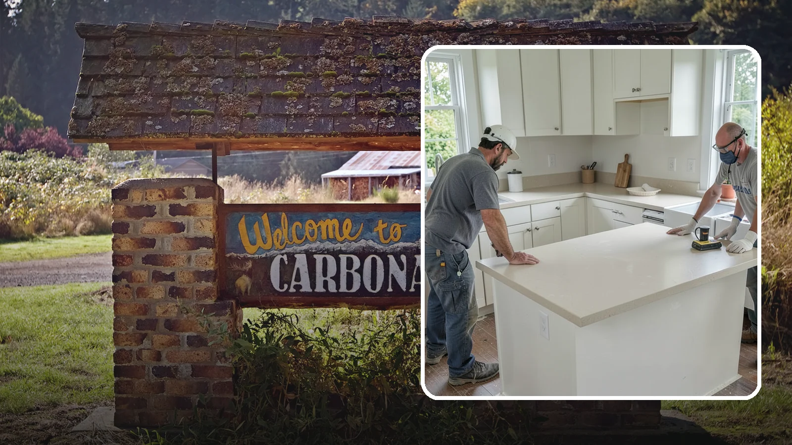 Soapstone Countertop Installation in Carbonado, Pierce County, WA - Rich soapstone countertop installation offering a soft matte finish with natural heat and stain resistance.