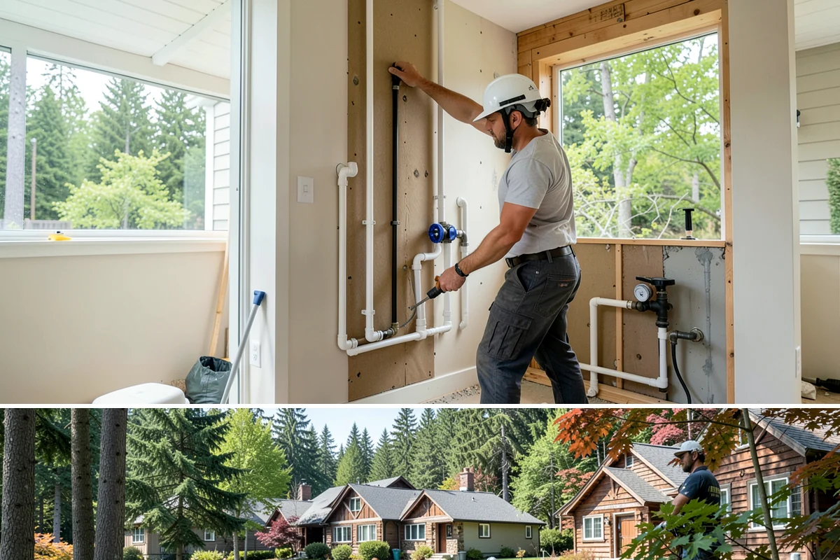 Soapstone Countertop Installation in Edgewood, Pierce County, WA - Soapstone installs indoors year-round, unaffected by the wet Western Washington climate.