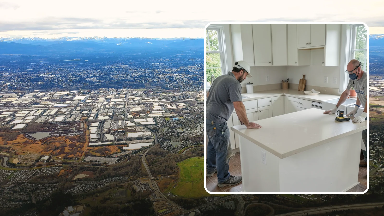 Soapstone Countertop Installation in Kent, King County, WA - Rich soapstone countertop installation offering a soft matte finish with natural heat and stain resistance.