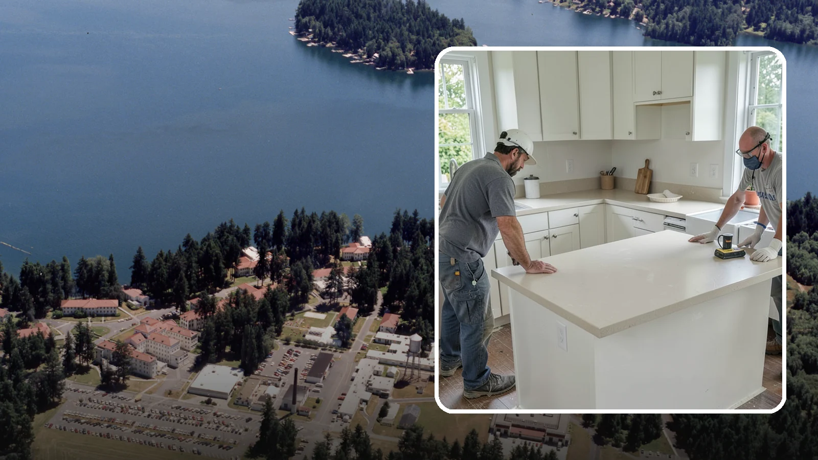 Soapstone Countertop Installation in Lakewood, Pierce County, WA - Rich soapstone countertop installation offering a soft matte finish with natural heat and stain resistance.