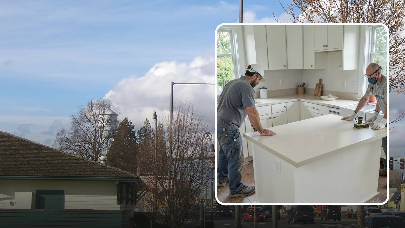 Soapstone Countertop Installation in Marysville, Snohomish County, WA - Rich soapstone countertop installation offering a soft matte finish with natural heat and stain resistance.