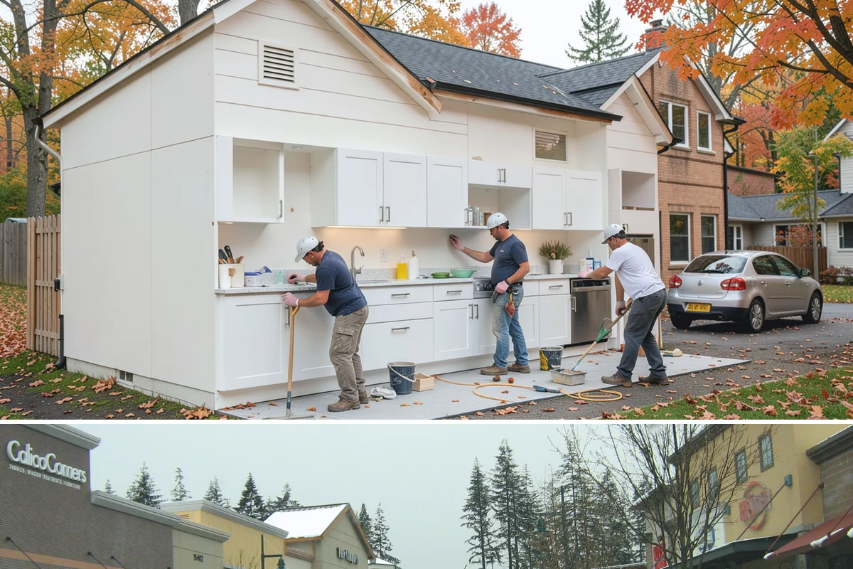 Soapstone Countertop Installation in Mill Creek, Snohomish County, WA - Soapstone installs indoors year-round, unaffected by the wet Western Washington climate.