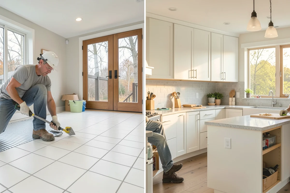 Soapstone Countertop Installation in North Bend, King County, WA - Select soapstone slabs and plan the layout