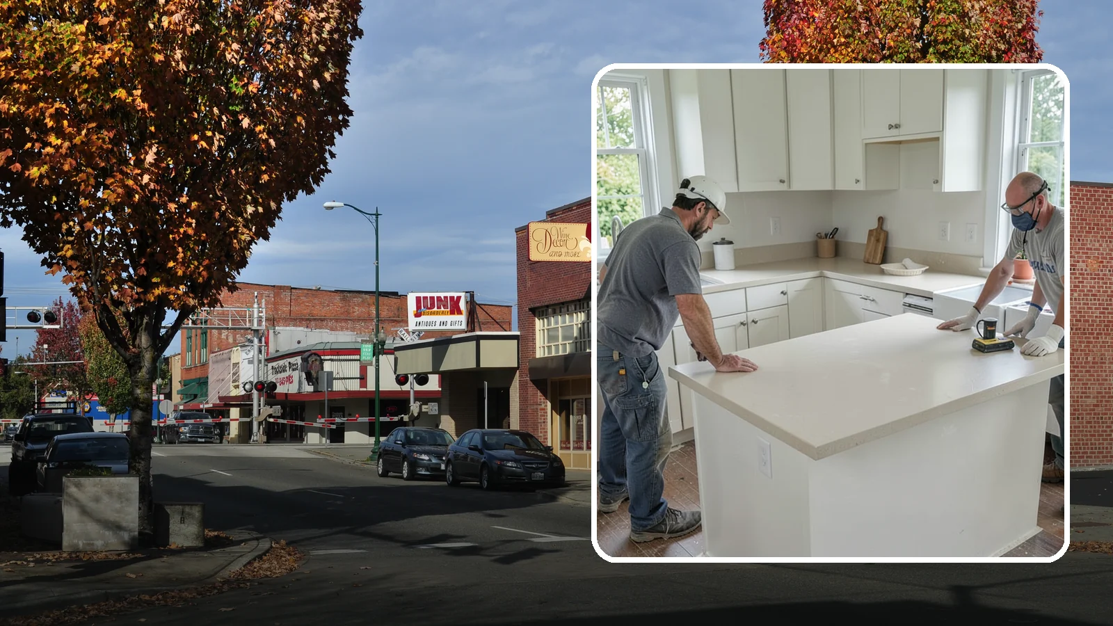Soapstone Countertop Installation in Puyallup, Pierce County, WA - Rich soapstone countertop installation offering a soft matte finish with natural heat and stain resistance.