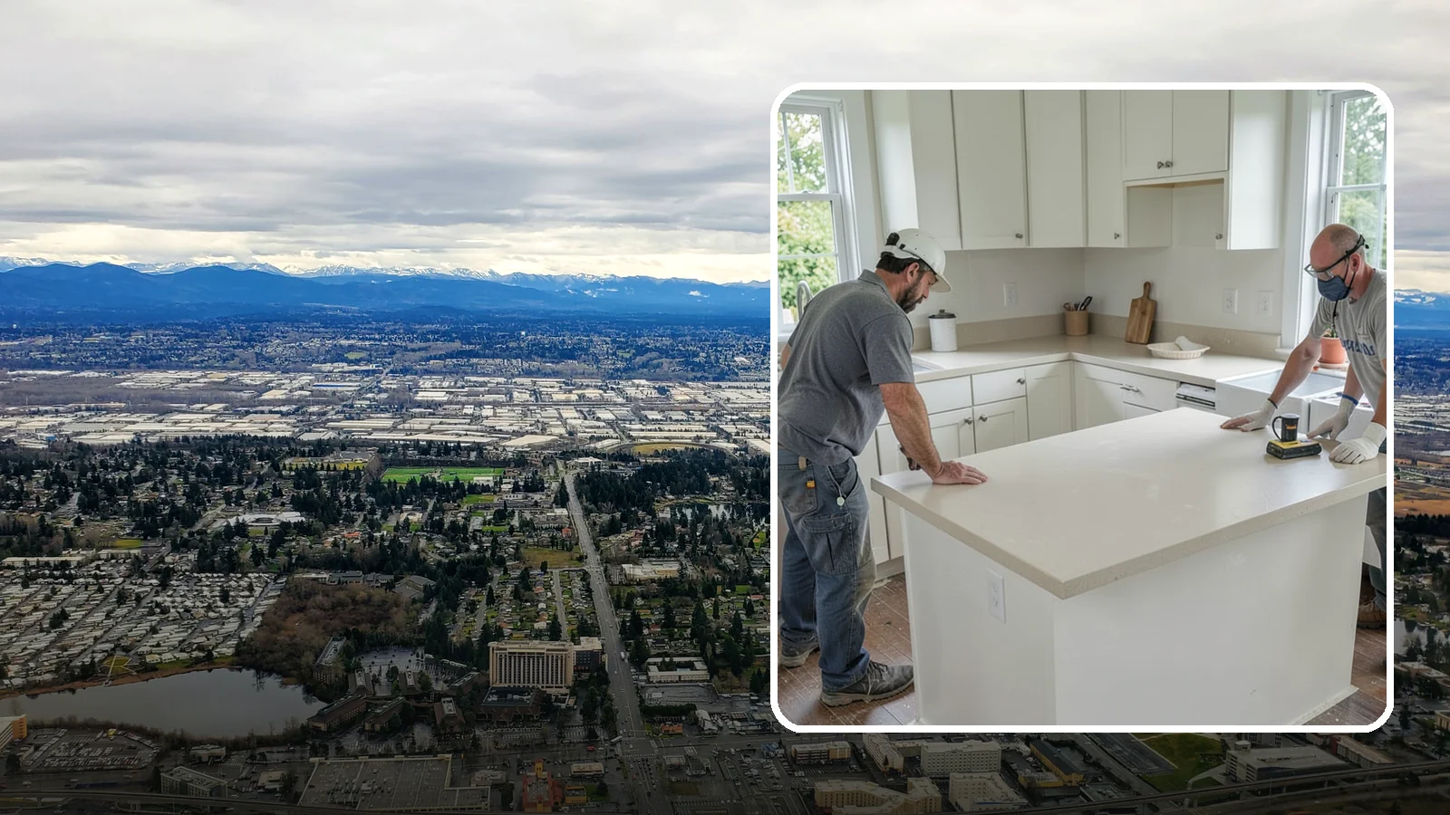 Soapstone Countertop Installation in SeaTac, King County, WA - Rich soapstone countertop installation offering a soft matte finish with natural heat and stain resistance.