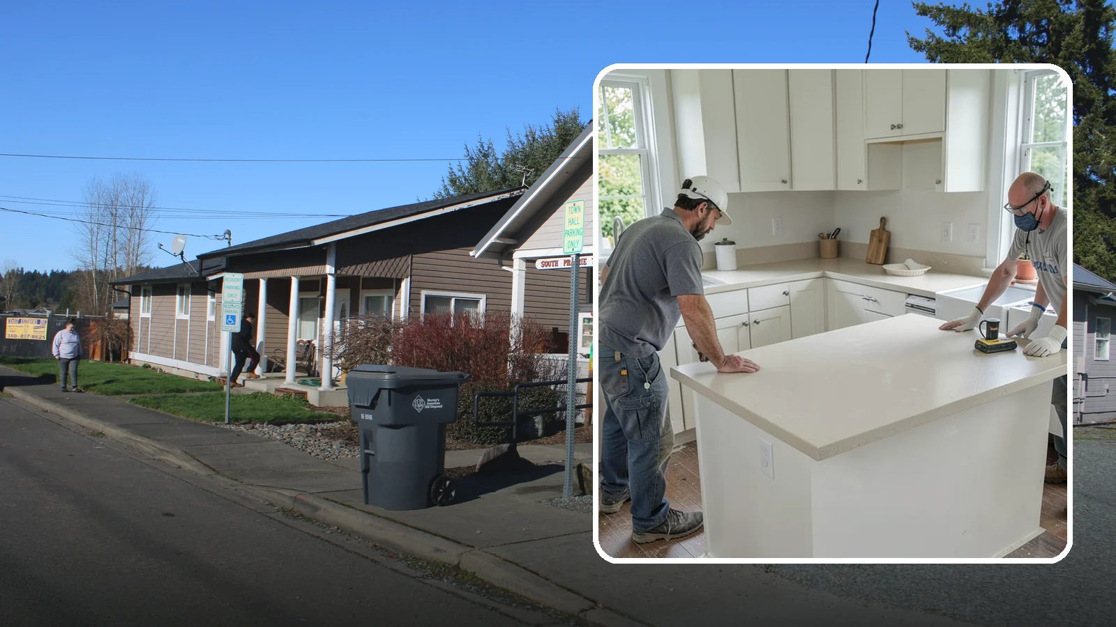 Soapstone Countertop Installation in South Prairie, Pierce County, WA - Rich soapstone countertop installation offering a soft matte finish with natural heat and stain resistance.