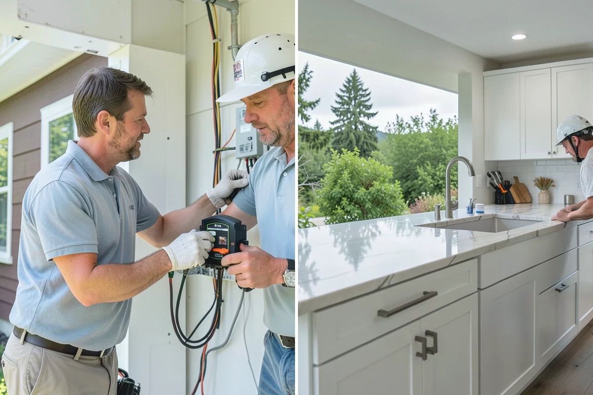 Soapstone Countertop Installation in South Prairie, Pierce County, WA - Select soapstone slabs and plan the layout