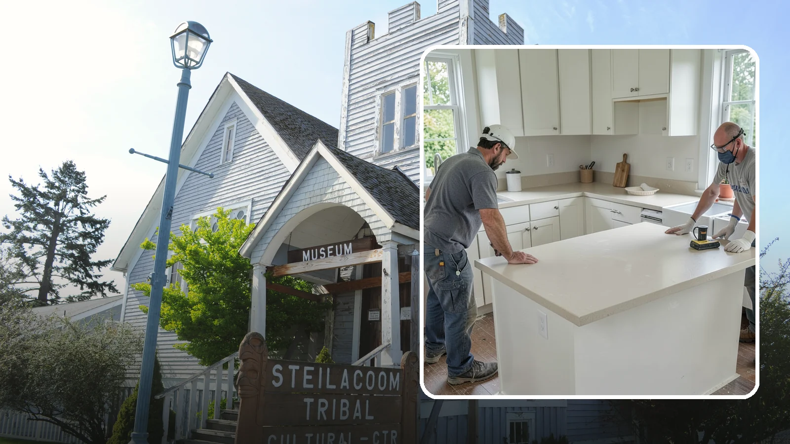 Soapstone Countertop Installation in Steilacoom, Pierce County, WA - Rich soapstone countertop installation offering a soft matte finish with natural heat and stain resistance.