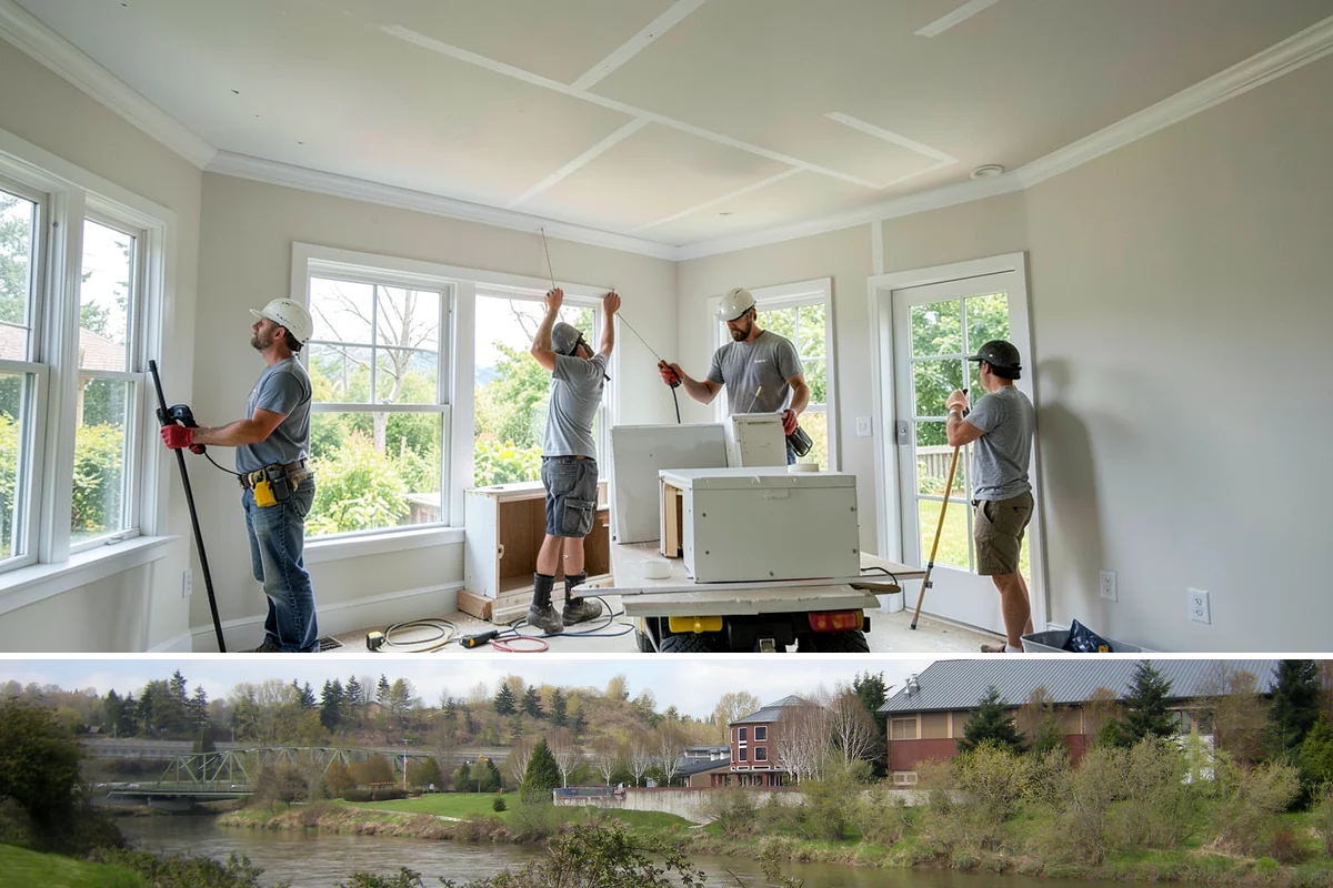 Soapstone Countertop Installation in Tukwila, King County, WA - Soapstone installs indoors year-round, unaffected by the wet Western Washington climate.