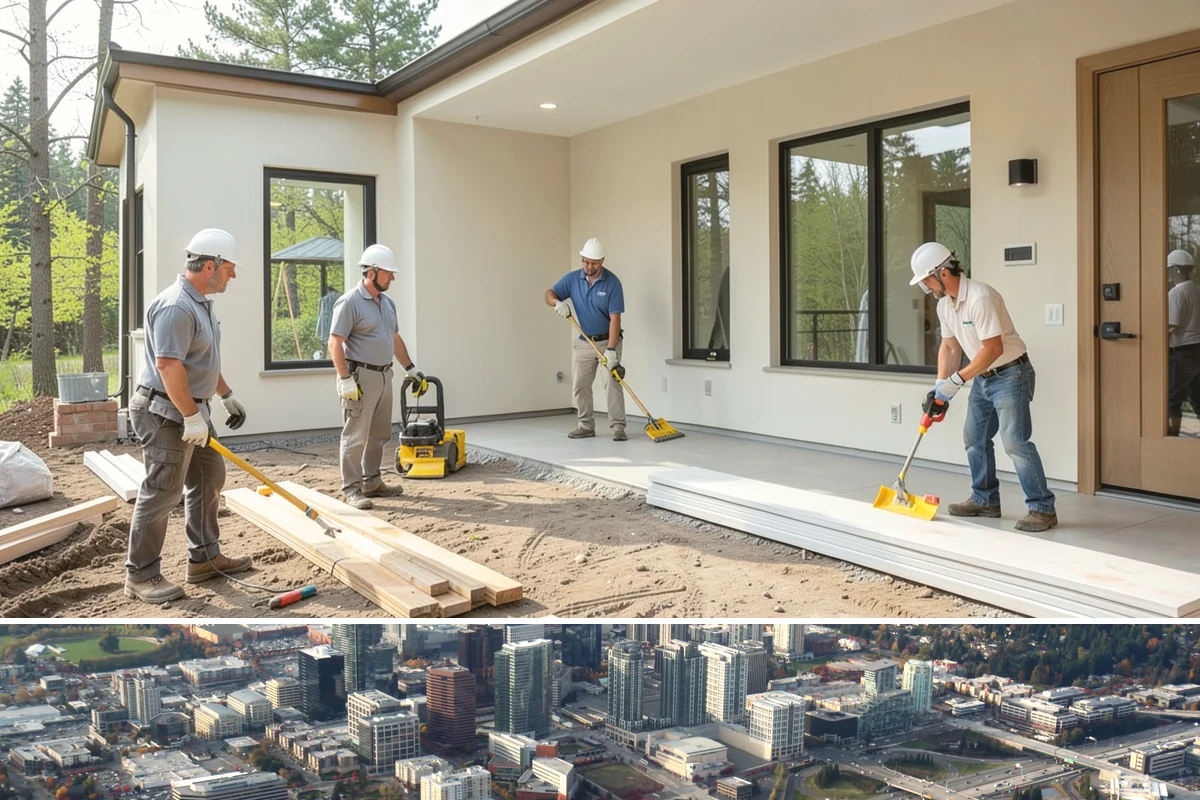 Soffit Repair in Bellevue, King County, WA - Exterior soffit work is best scheduled during drier stretches.