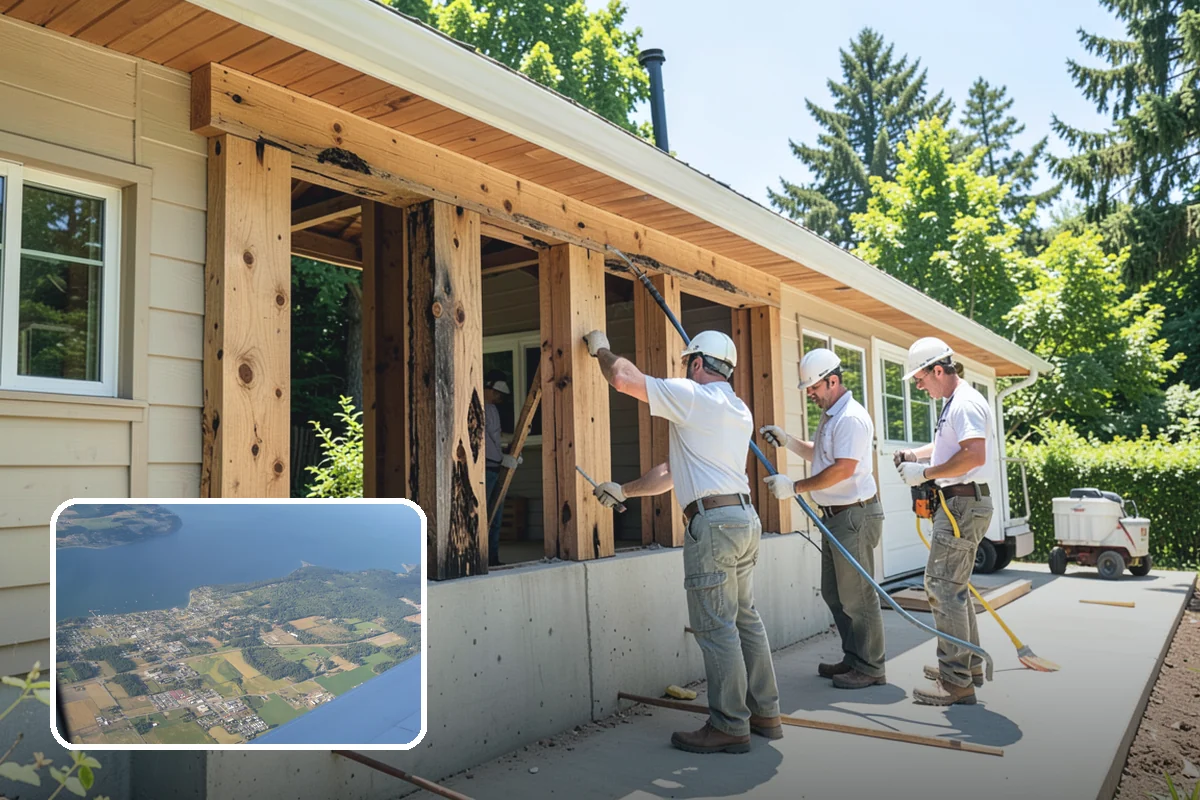 Soffit Repair in Coupeville, Island County, WA - Restores proper attic ventilation