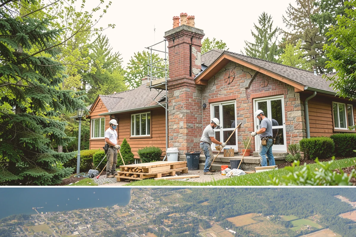 Soffit Repair in Coupeville, Island County, WA - Exterior soffit work is best scheduled during drier stretches.